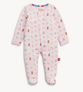 Magnetic Me Modal Footie in Pink Nursery Nostalgia