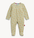 Magnetic Me Modal Footie in Pumpkin Plaid