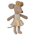 Maileg - Ballerina Little Sister Mouse - Off White