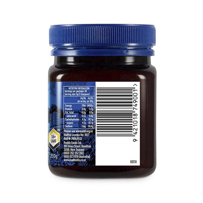 Haddrell's Manuka Honey UMF 16+ - 250g - WahaLifeStyle