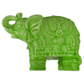 Mario Luca Giusti Candles Mario Luca Giusti Small Elephant Candle Green Mario Luca Giusti Small Elephant Candle Green Brand