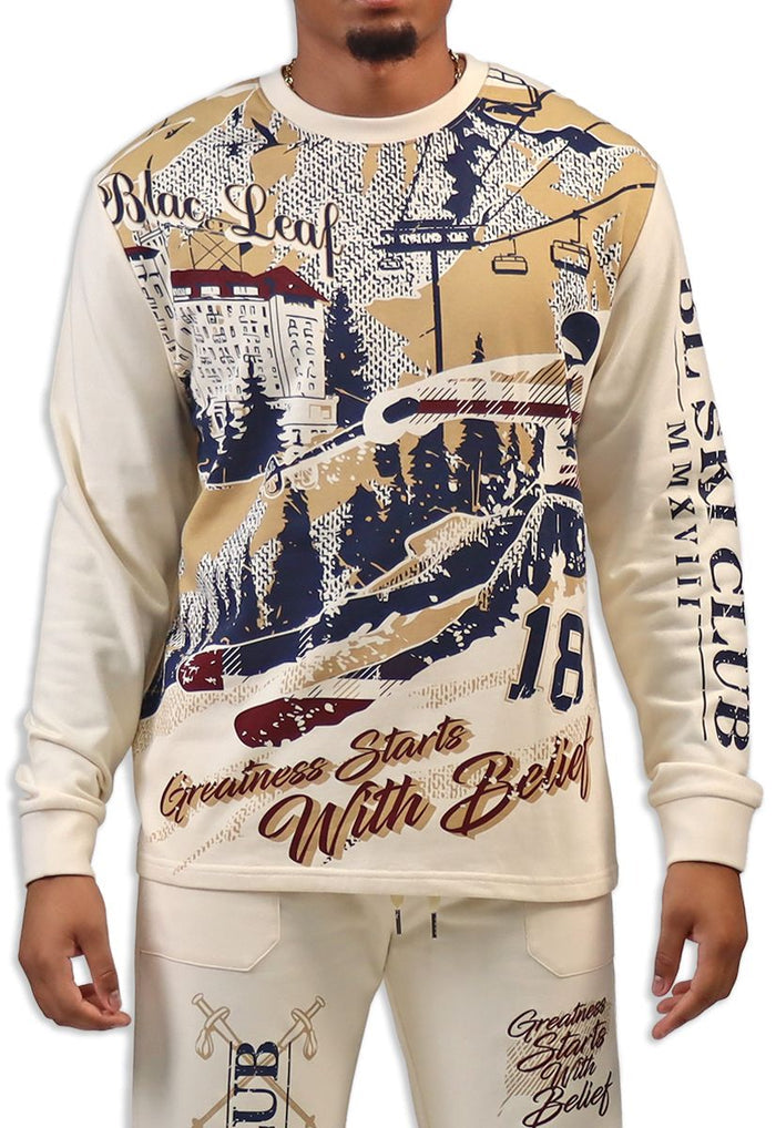 Men BLAC LEAF Elite Crewneck Sweater