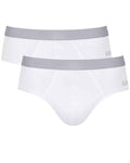 Mens Sloggi Brief 2 Pair Pack - White - Country Collection