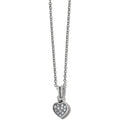 Meridian Zenith Heart Necklace/silver
