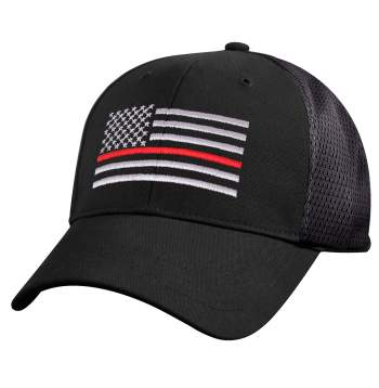 Mesh Back Thin Red Line Tactical Cap