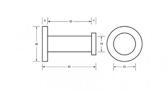 Metlam Lachlan ML6230 Robe Hook Single