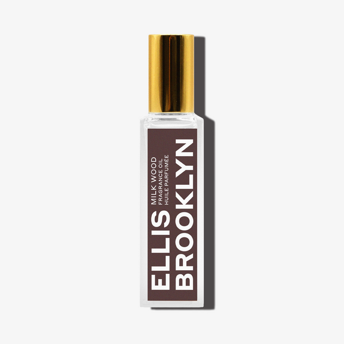 Milk Wood Fragrance Oil 15ml on white background.