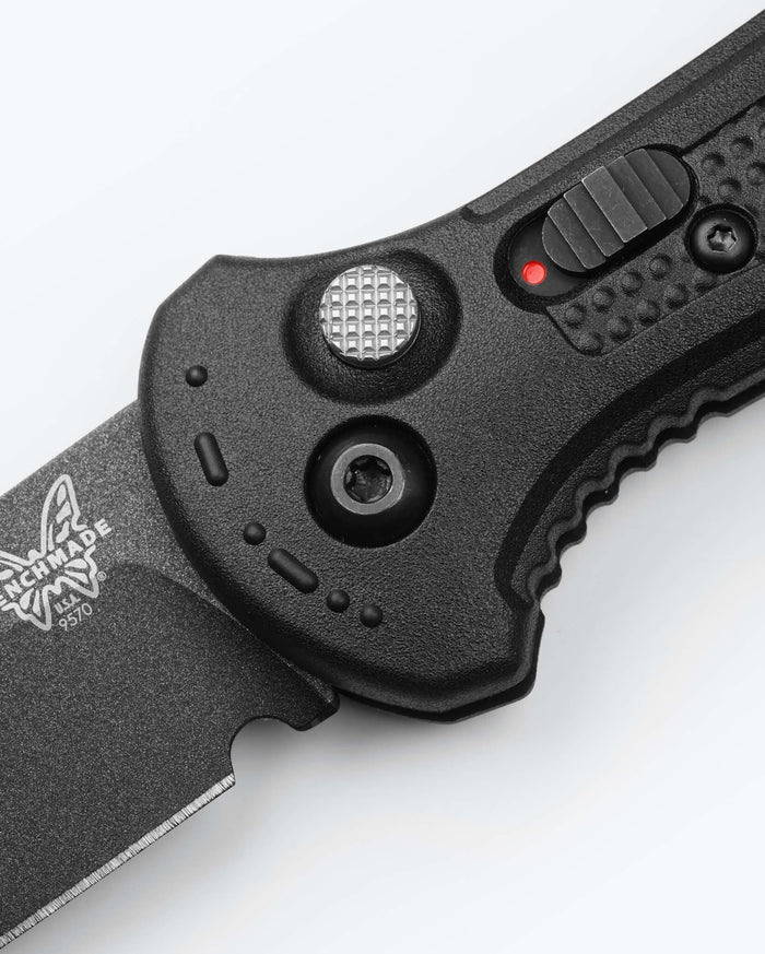Mini Claymore Black Grivory - Handle Detail Close-Up | Benchmade Knife Co.