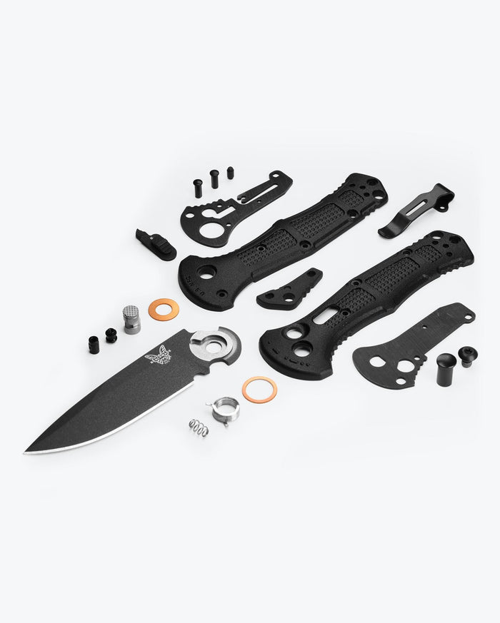 Mini Claymore Black Grivory - Exploded Parts View | Benchmade Knife Co.