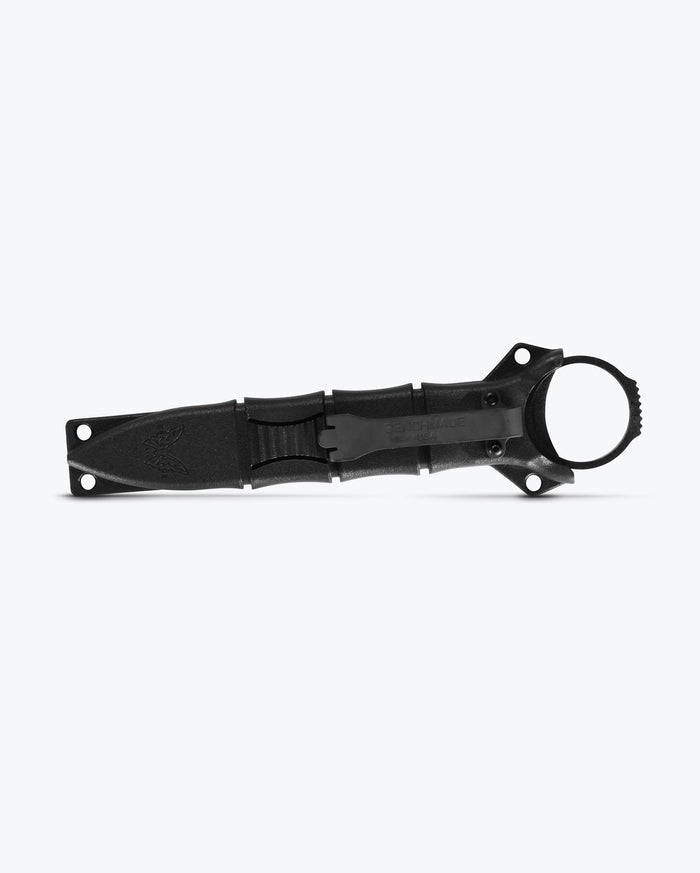 Black Mini SOCP® Dagger with MOLLE Sheath - Closed Position View | Benchmade Knife Co.