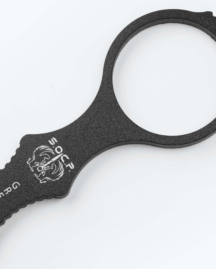 Black Mini SOCP® Dagger Ring Handle - Close-Up Detail | Benchmade Knife Co.