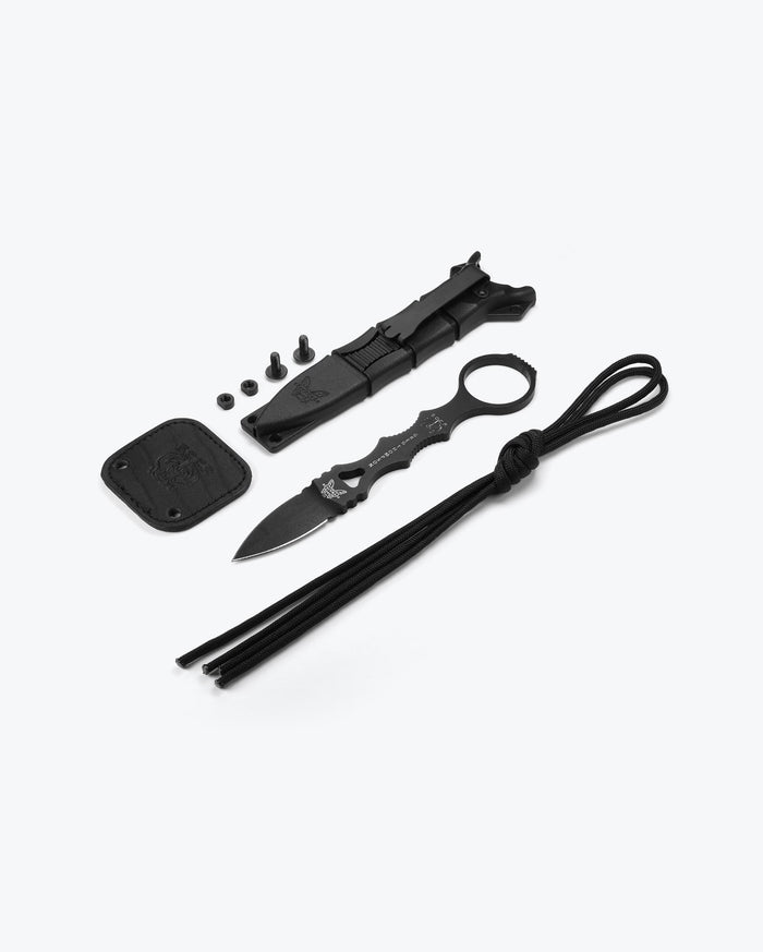 Black Mini SOCP® Dagger - Complete Kit Exploded View | Benchmade Knife Co.