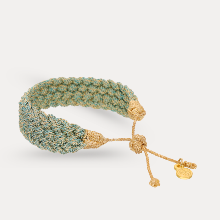a bracelet with a knot