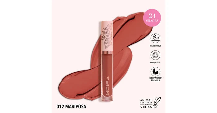 MOIRA Lip Divine Liquid Lipstick - Mariposa