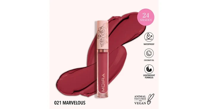 MOIRA Lip Divine Liquid Lipstick - Marvelous