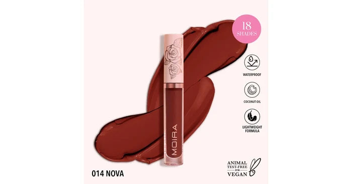 MOIRA Lip Divine Liquid Lipstick - Nova