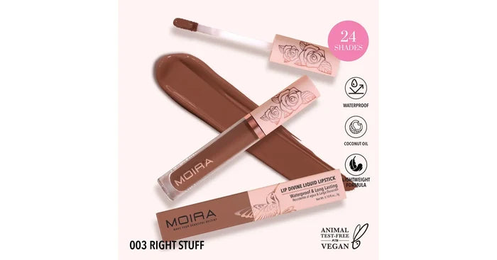 MOIRA Lip Divine Liquid Lipstick - Right Stuff