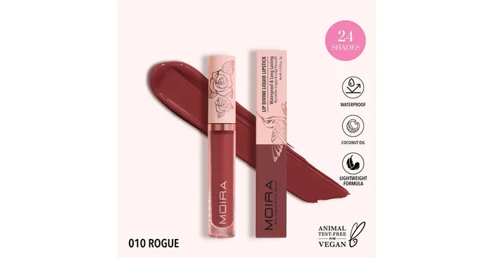 MOIRA Lip Divine Liquid Lipstick - Rogue