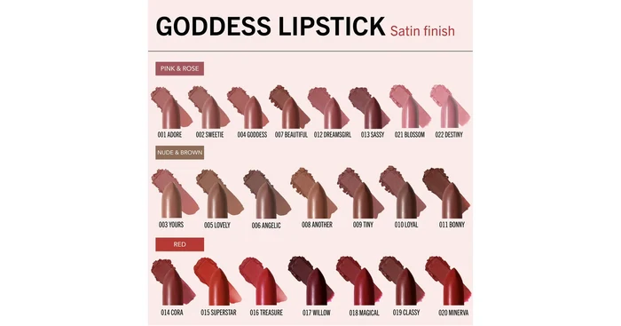 MOIRA Lip Goddess Lipstick - Beautiful