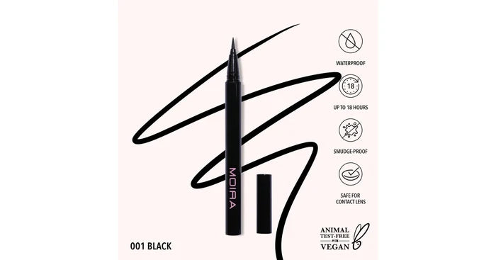 MOIRA Precision Liquid Liner - Black
