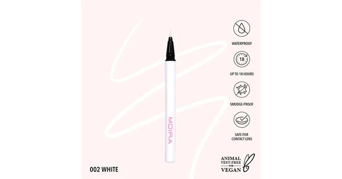 MOIRA Precision Liquid Liner - White