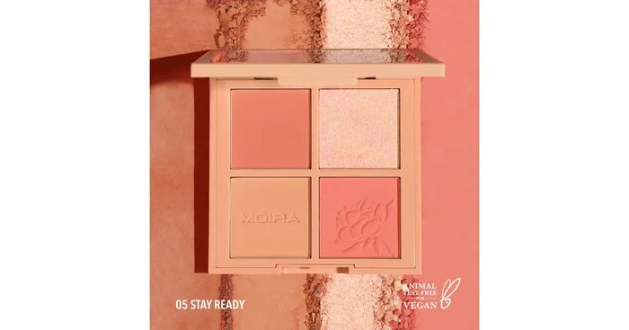 MOIRA Stay Ready Face Palette (0.17oz/4.8g x 4 color)
