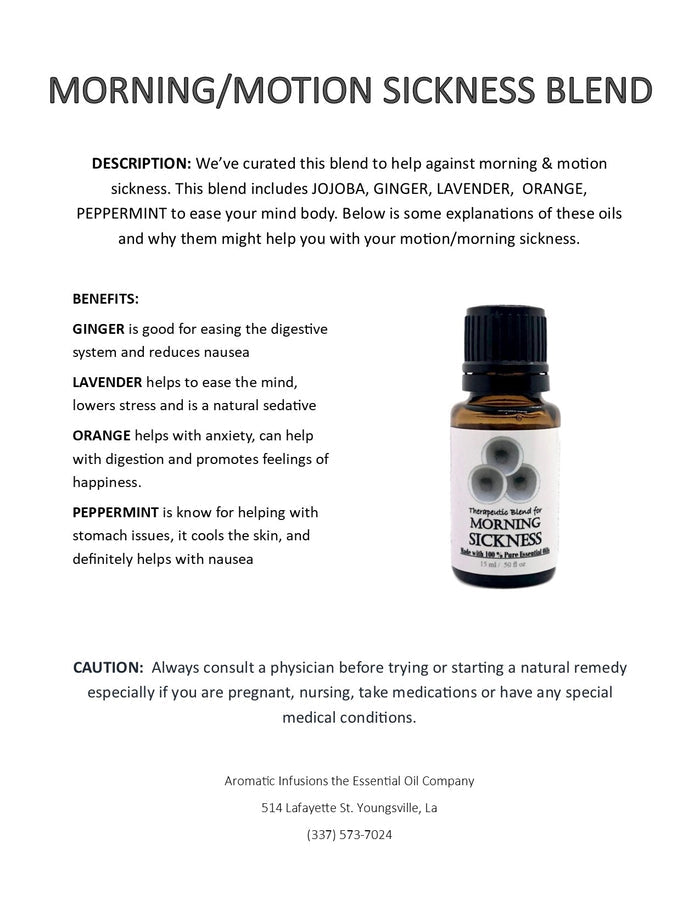 Morning Sickness Blend 15ml