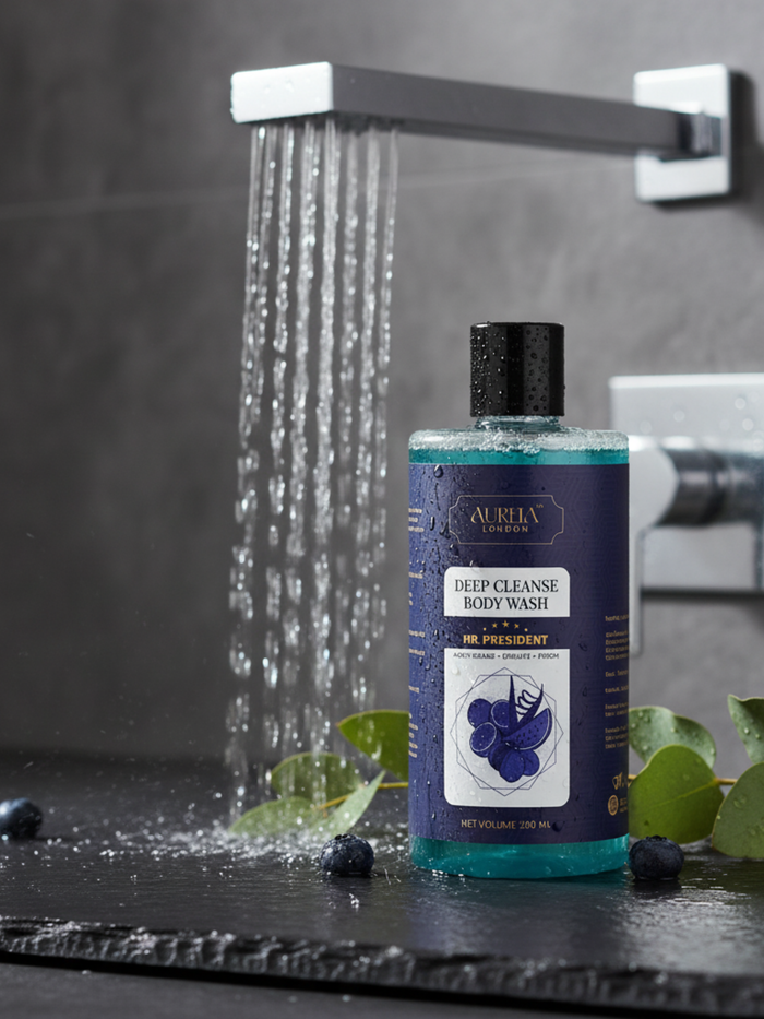 Mr President Deep Cleanse Body Wash By Aureia London - 300ml Aureialondon