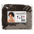 Ms. Remi Thick Hair Net Bulk 12Pc Brown
