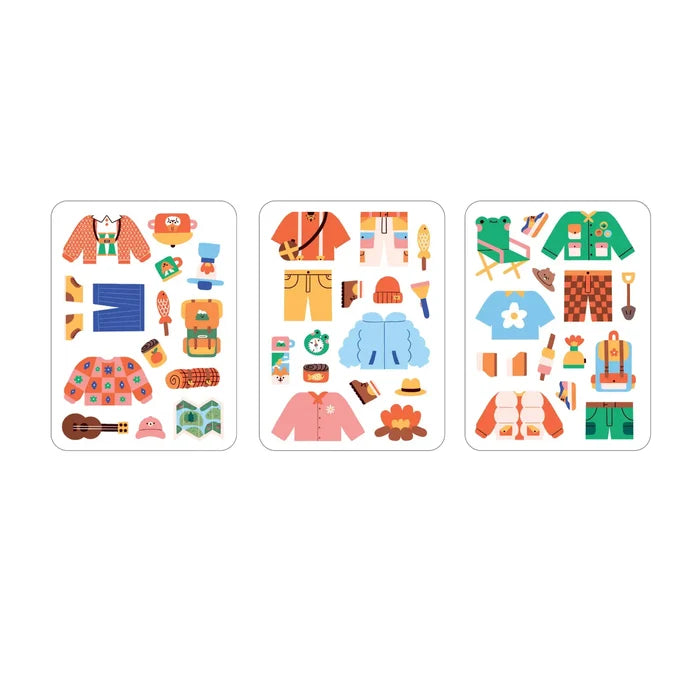 Mudpuppy Magnetic Play Set Tin: Happy Camper