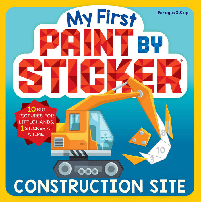 My First Paint by Sticker Book: Construction Site