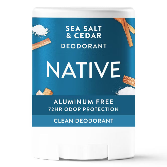 Native Mini Solid Deodorant - Travel Size - Sea Salt & Cedar