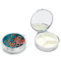 NATIVE NORTHWEST Pill Case w/Mirror - Octopus - 2.3"