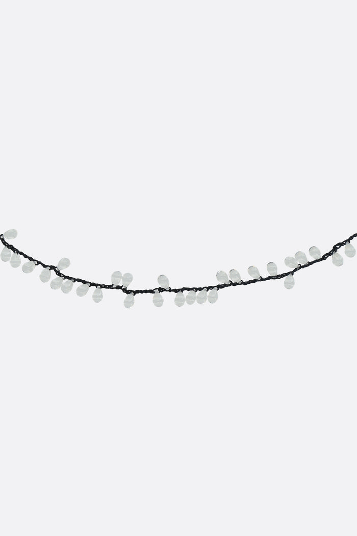 necklace with Murano glass appliqués