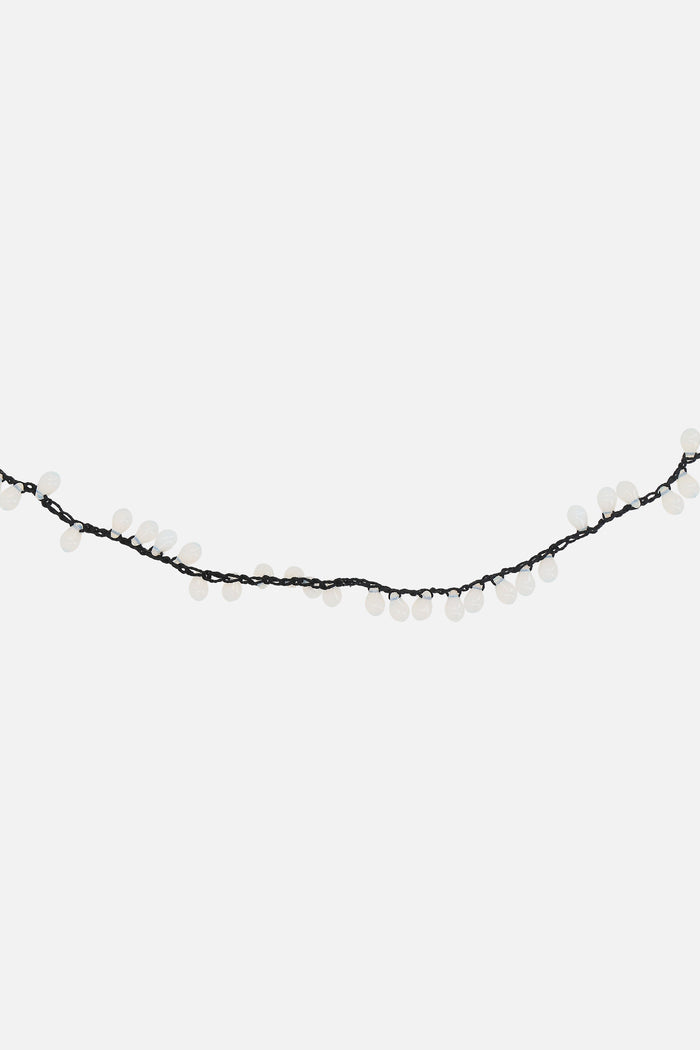 Necklace with Murano glass appliqués