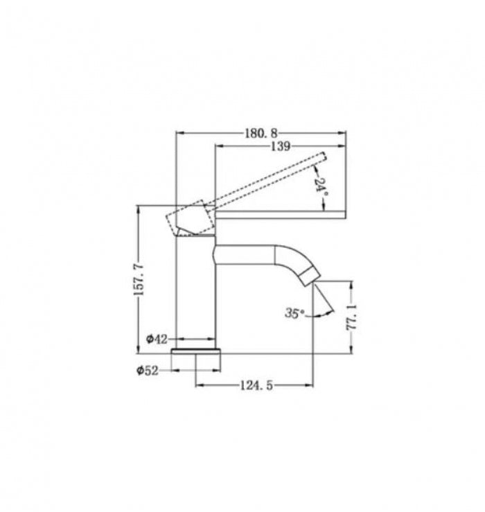 Nero Mecca Care NR221901D Basin Mixer