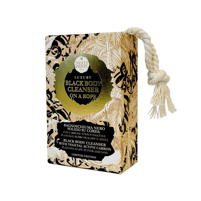 Nesti Dante Luxury Black Body Cleanser On A Rope 150g