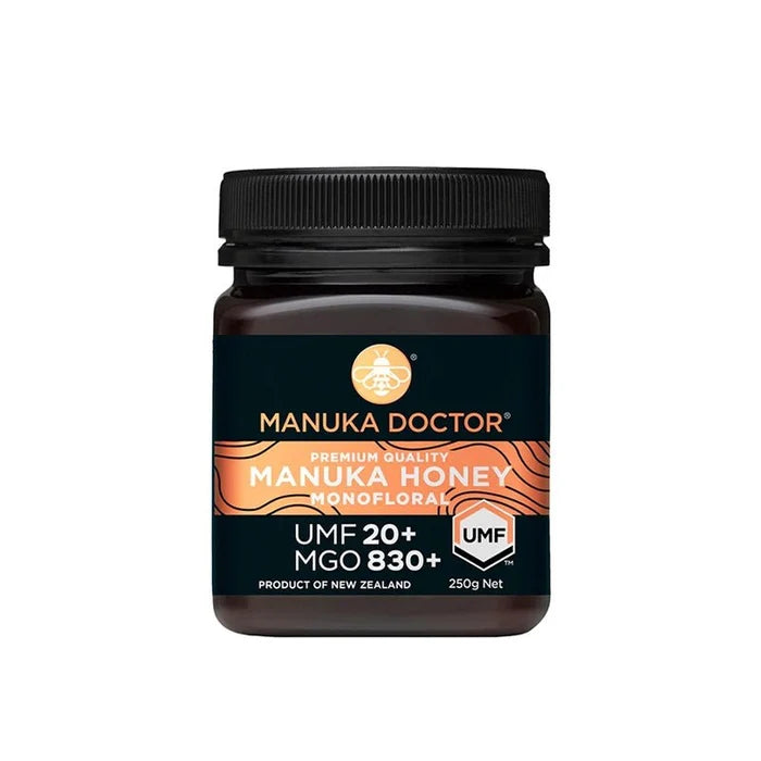 MANUKA DOCTOR New Zealand Manuka Honey Monofloral UMF+20 - 250g - Waha Lifestyle - Kuwait