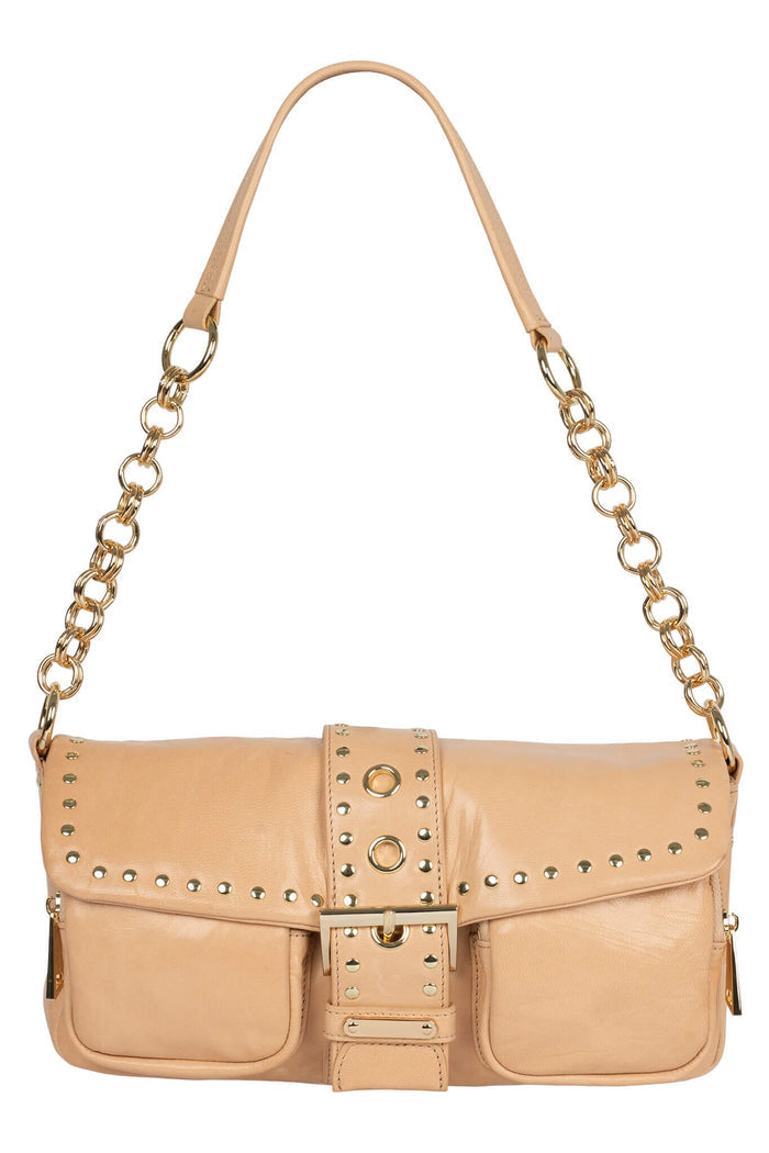 NIGHT-OUT Jeffrey Campbell Shoulder Bag Natural