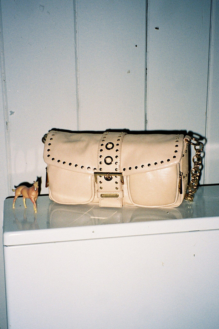 NIGHT-OUT Jeffrey Campbell Shoulder Bag Natural