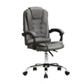 NNEED Massage Office Chair Racing Chairs PU Leather Grey-0