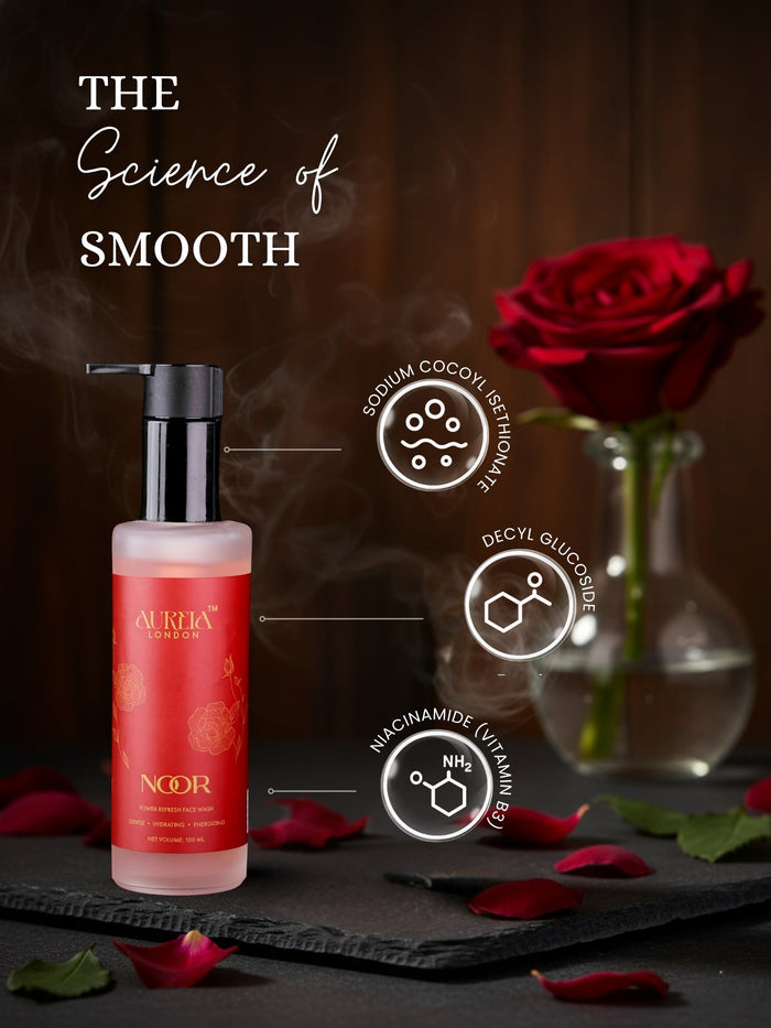 Noor Power Refresh Face Wash By Aureia London - 100ml Aureialondon