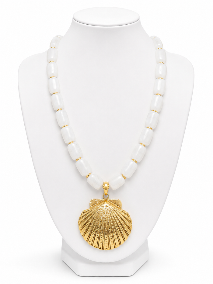 Ocean Pearl Pendant Necklace