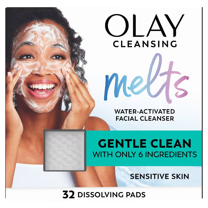 Olay Cleansing Melts Gentle Fragrance Free Face Cleanser - 32ct