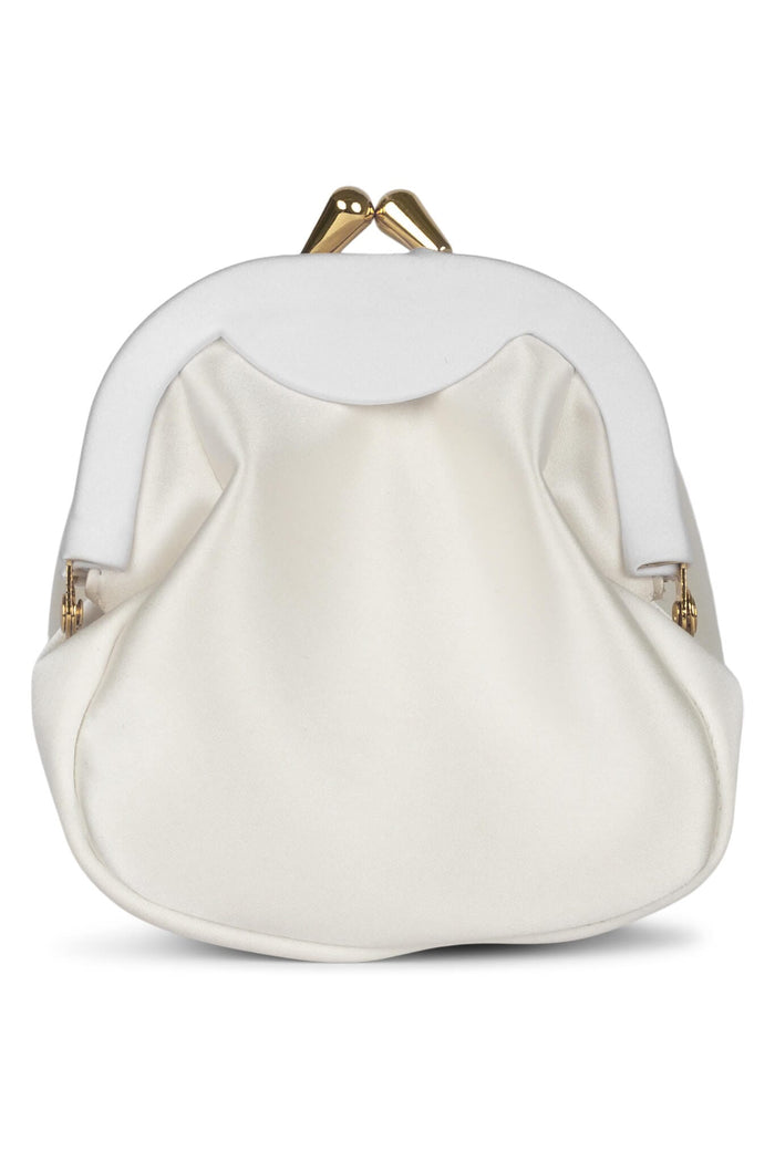 ON-SUNSET Shoulder Bag White Satin Gold
_hover