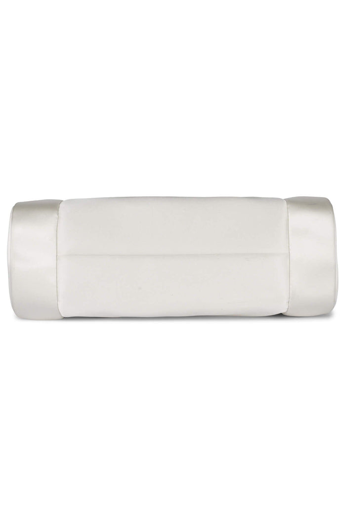 ON-SUNSET Shoulder Bag White Satin Gold