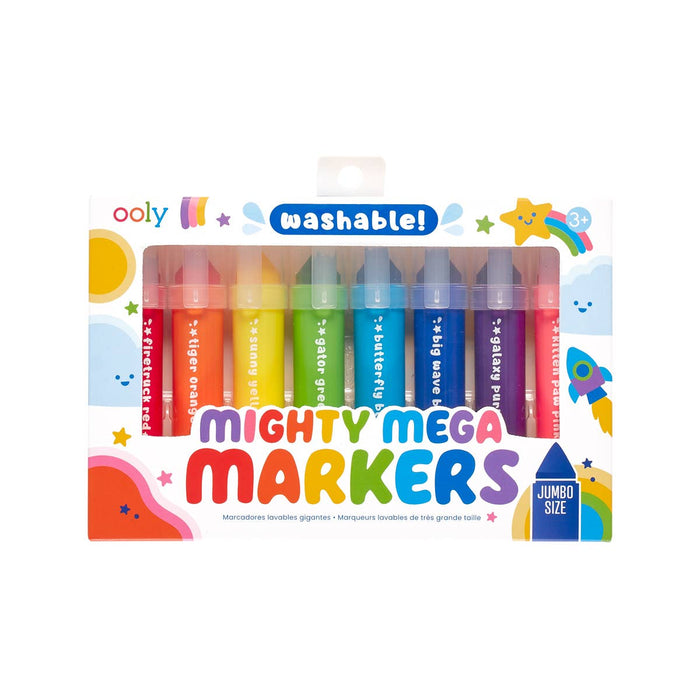 Ooly Rainbow Mighty Mega Markers-Set of 8