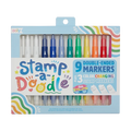 Ooly Stamp A Doodle Double Ended Markers 12 Pk
