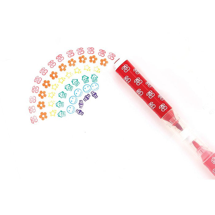 Ooly Stampables Double Ended Brush & Stamp Markers 18 Pk