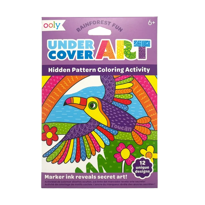 Ooly Undercover Art Hidden Pattern Rainforest Fun